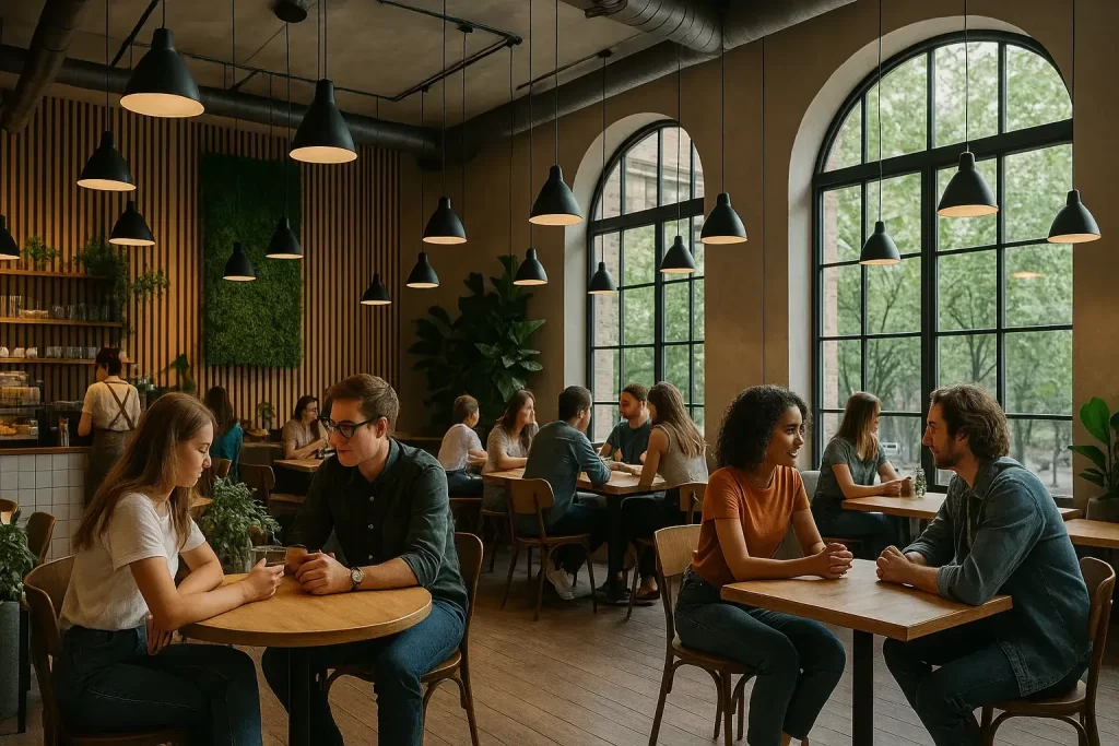 How to Design a Café Interior That Attracts Young Customers in Noida