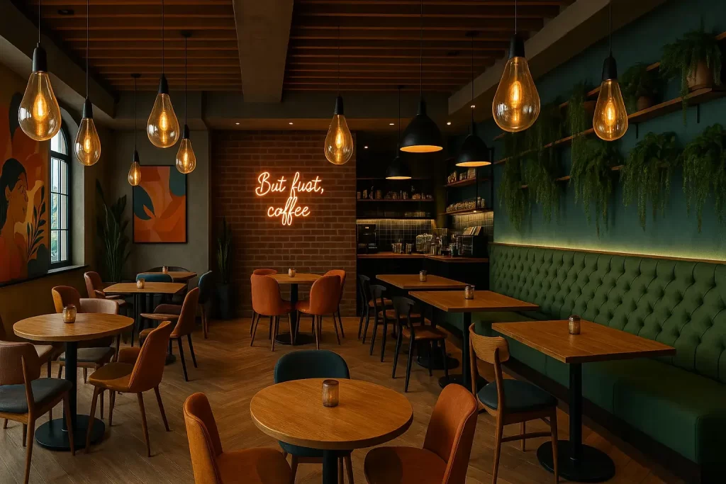 How to Design a Café Interior That Attracts Young Customers in Noida