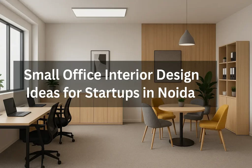 Small Office Interior Design Ideas for Startups in Noida