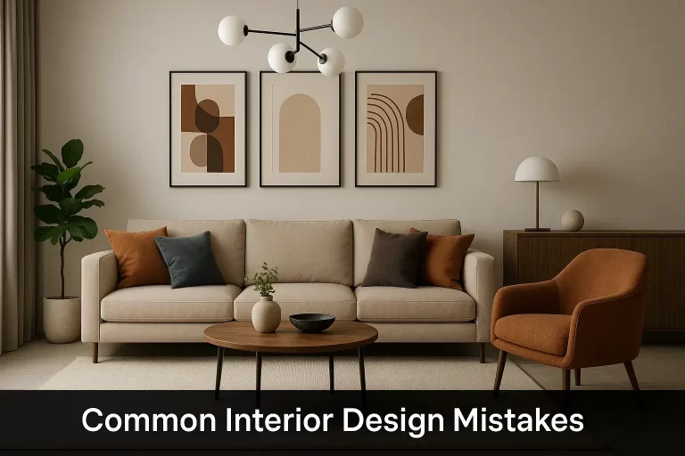 Common Interior Design Mistakes to Avoid in Noida