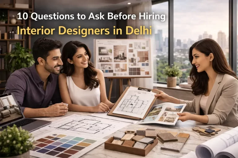 Questions to Ask Before Hiring Interior Designers in Delhi