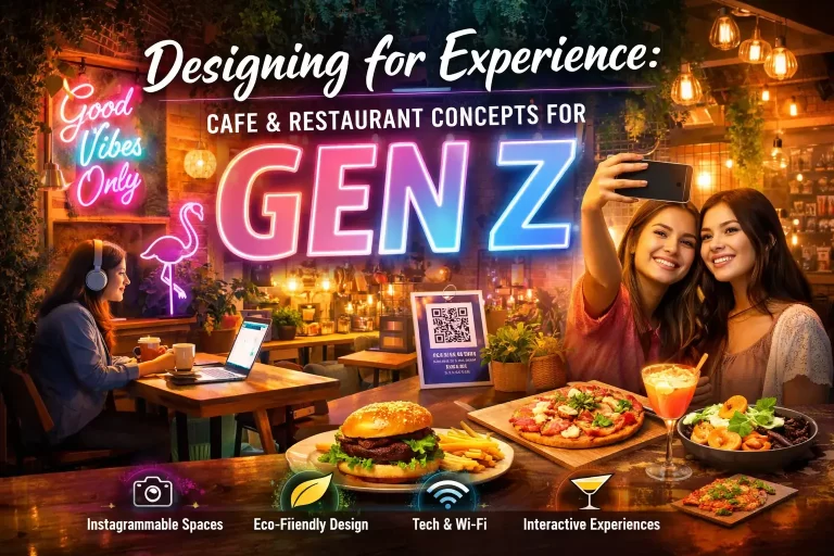 Gen Z Cafe & Restaurant Interior Design Ideas
