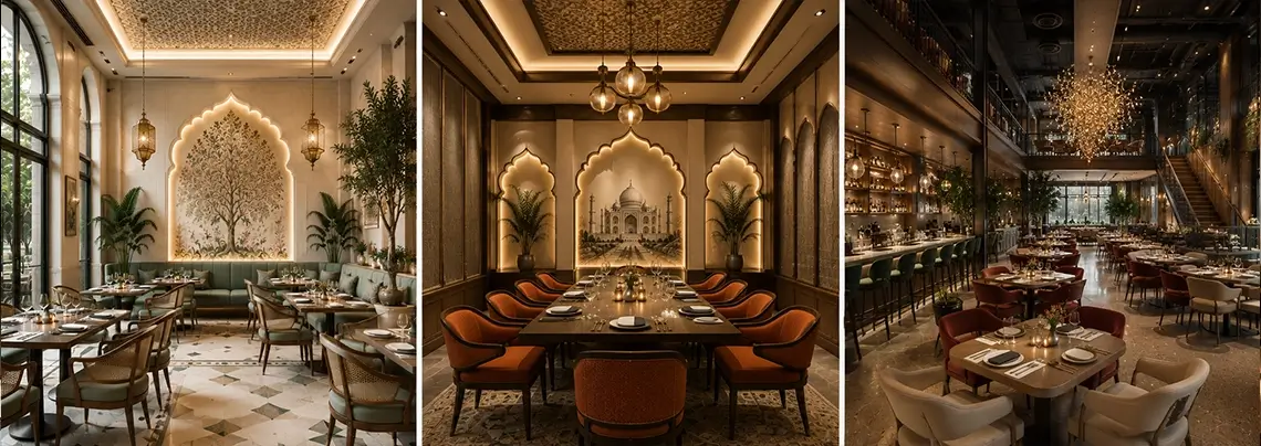 indian restaurant designers for uk