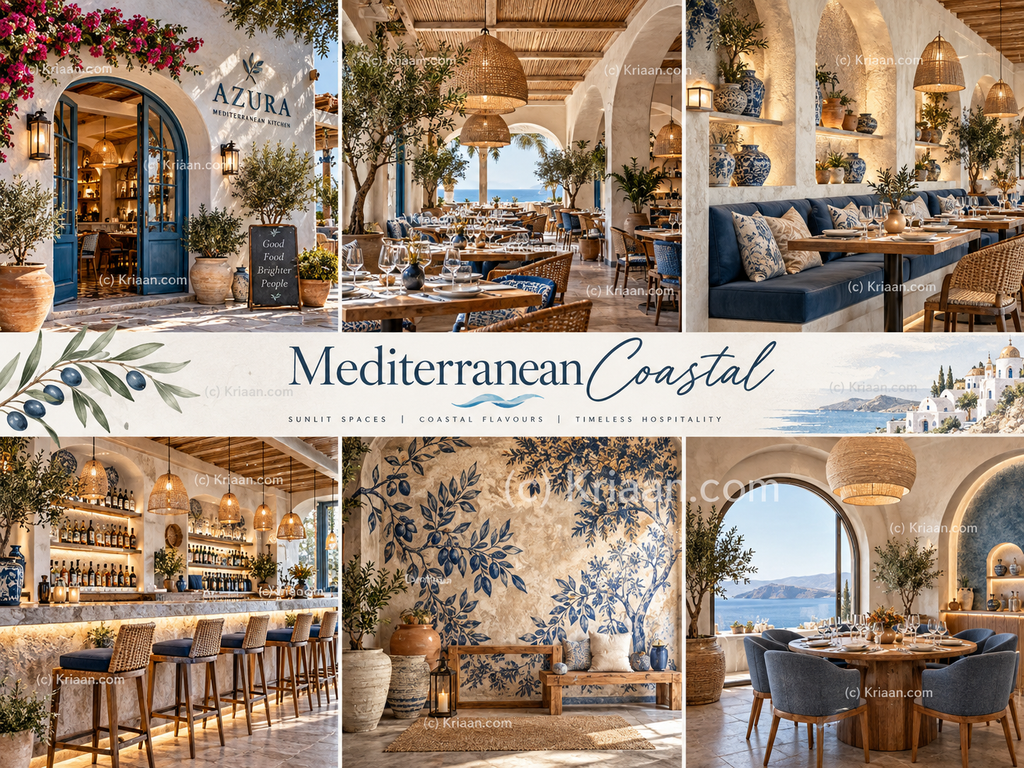 Mediterranean Coastal Restaurant Theme