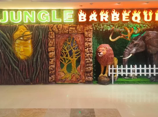 Jungle Barbeque Noida designed by kriaan